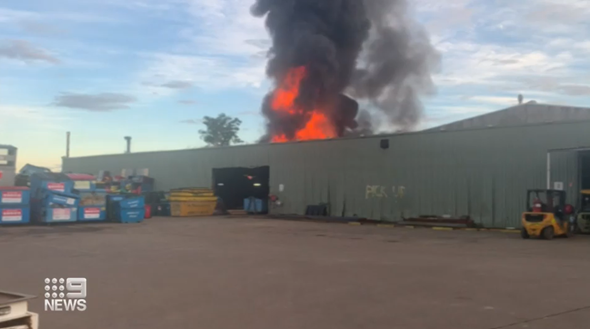 St Marys Chemical Fire, Sydney, 19 April 2022